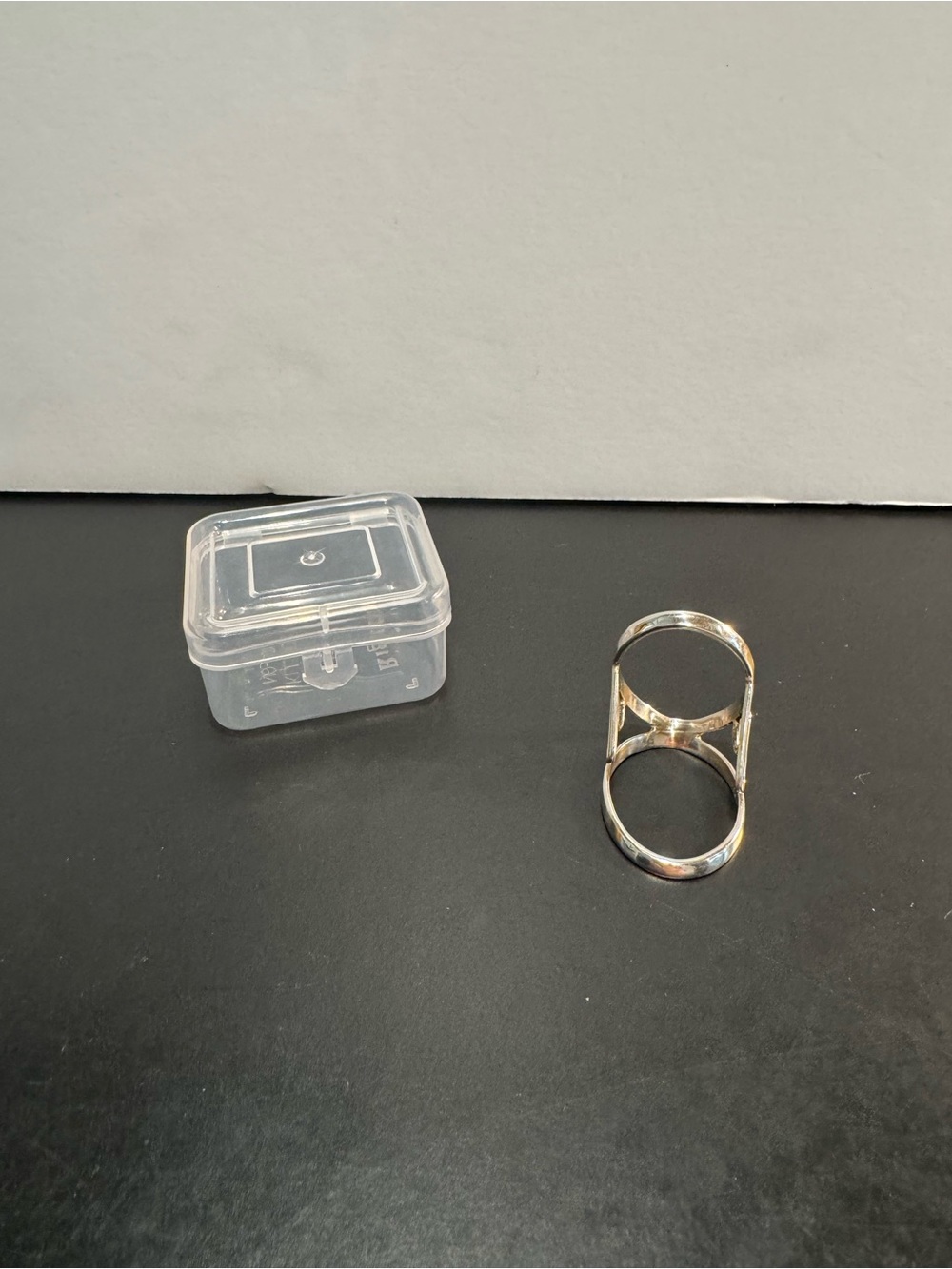 Arthritis Finger Splint Bending Sideways Lateral Deviation Silver 925 Size 11.25 - Picture 7 of 8